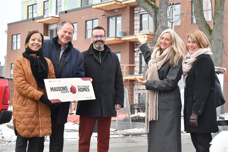 Les gouvernements du Canada et du Québec soutiennent la construction de 20 logements abordables à Trois-Rivières
